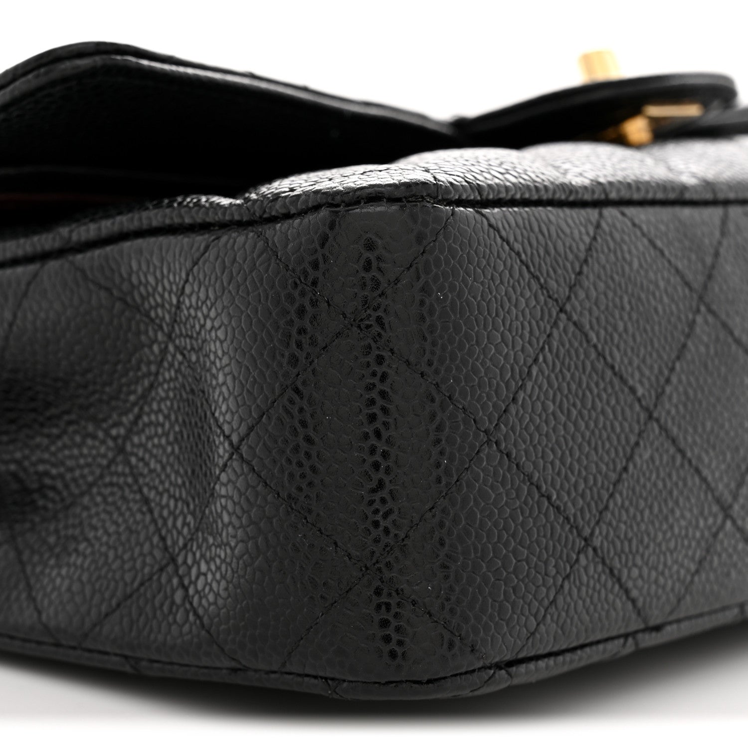 Chanel Caviar Quilted Medium Double Flap Black 9 of 14