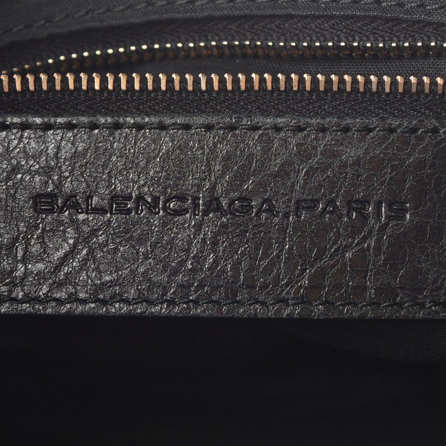Agneau Giant 12 Rose Gold Hardware City Black