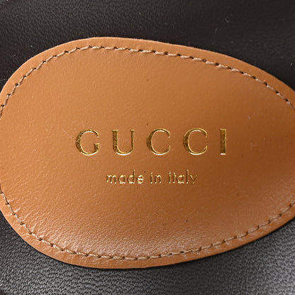 Gucci Monogram Kid Scamosciato Double G Womens Dad Sandals 37.5 Beige Ebony New Acero 8 of 10