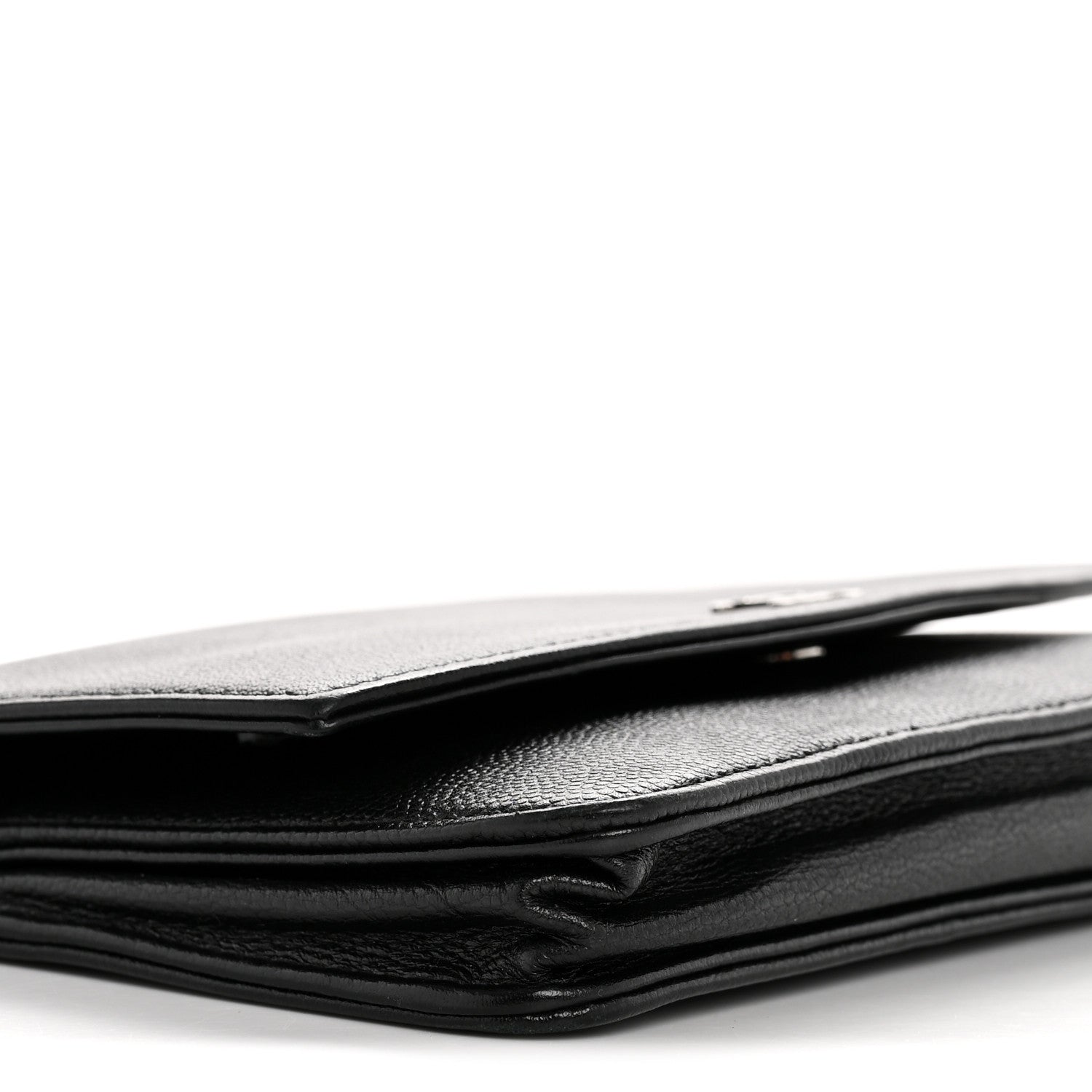 Chanel Caviar Sevruga Wallet on Chain WOC Black 10 of 13