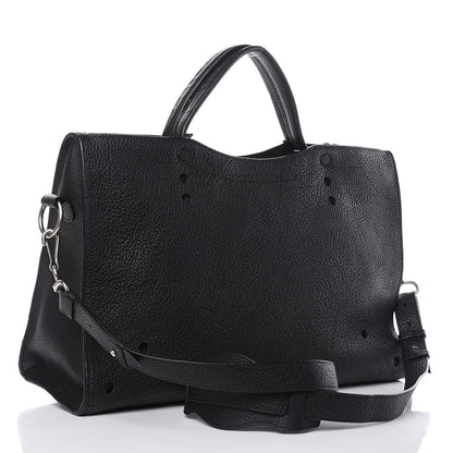 Balenciaga Veau Grana Perforated Blackout Hardware City Black 3 of 11