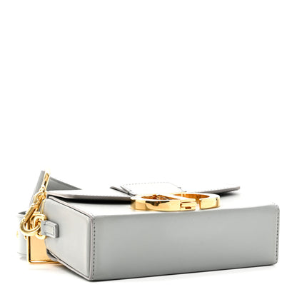 Christian Dior Box Calfskin 30 Montaigne Box Bag Stone Grey 4 of 9