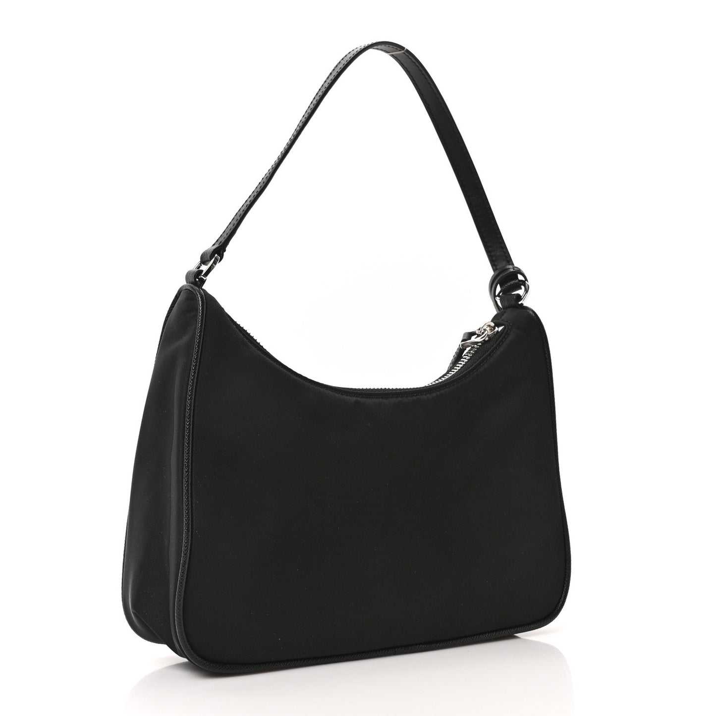 Tessuto Nylon Saffiano Mini Re-Edition 2005 Bag Black