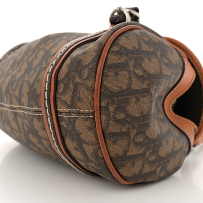 Christian Dior Monogram Romantique Trotter Flap Bag Brown 10 of 13