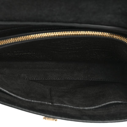 Valentino Garavani Metallic Pebbled Calfskin Small Rockstud Single Handle Flap Bag Sasso 4 of 9