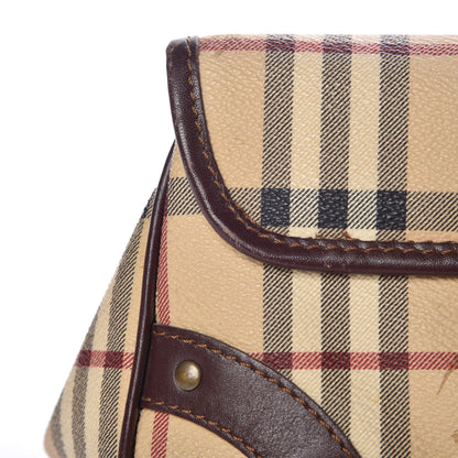 Burberry Haymarket Check Buckle Satchel 12 of 30