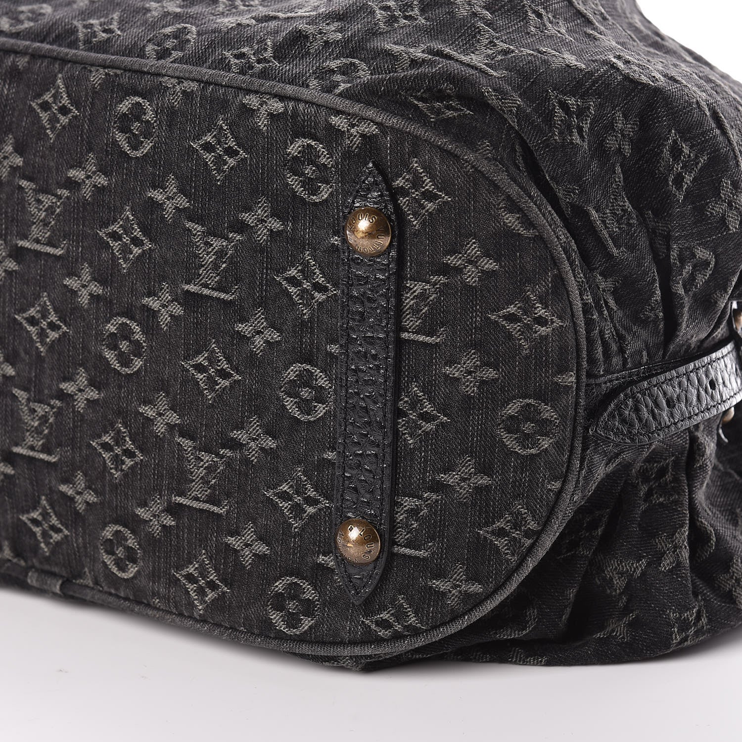 Louis Vuitton Denim Mahina XL Black 8 of 8