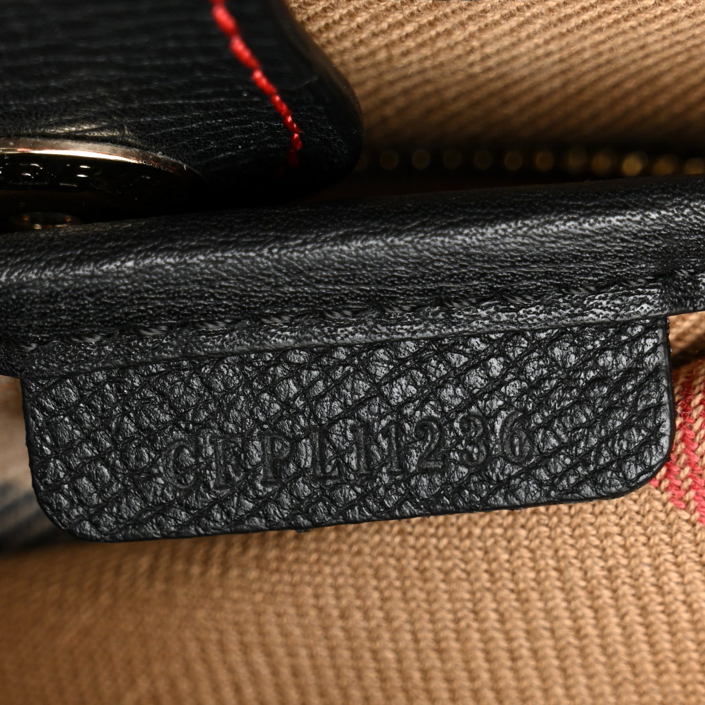 Shearling Calfskin Patchwork Small Banner Tote Black Multicolor