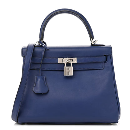 Hermes Swift Kelly Retourne 25 Bleu Saphir 1 of 12