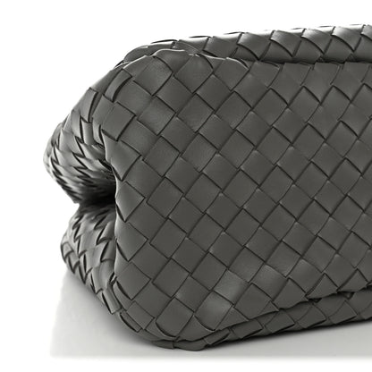 Bottega Veneta Nappa Intrecciato Medium Campana Shoulder Bag Basalt 9 of 10