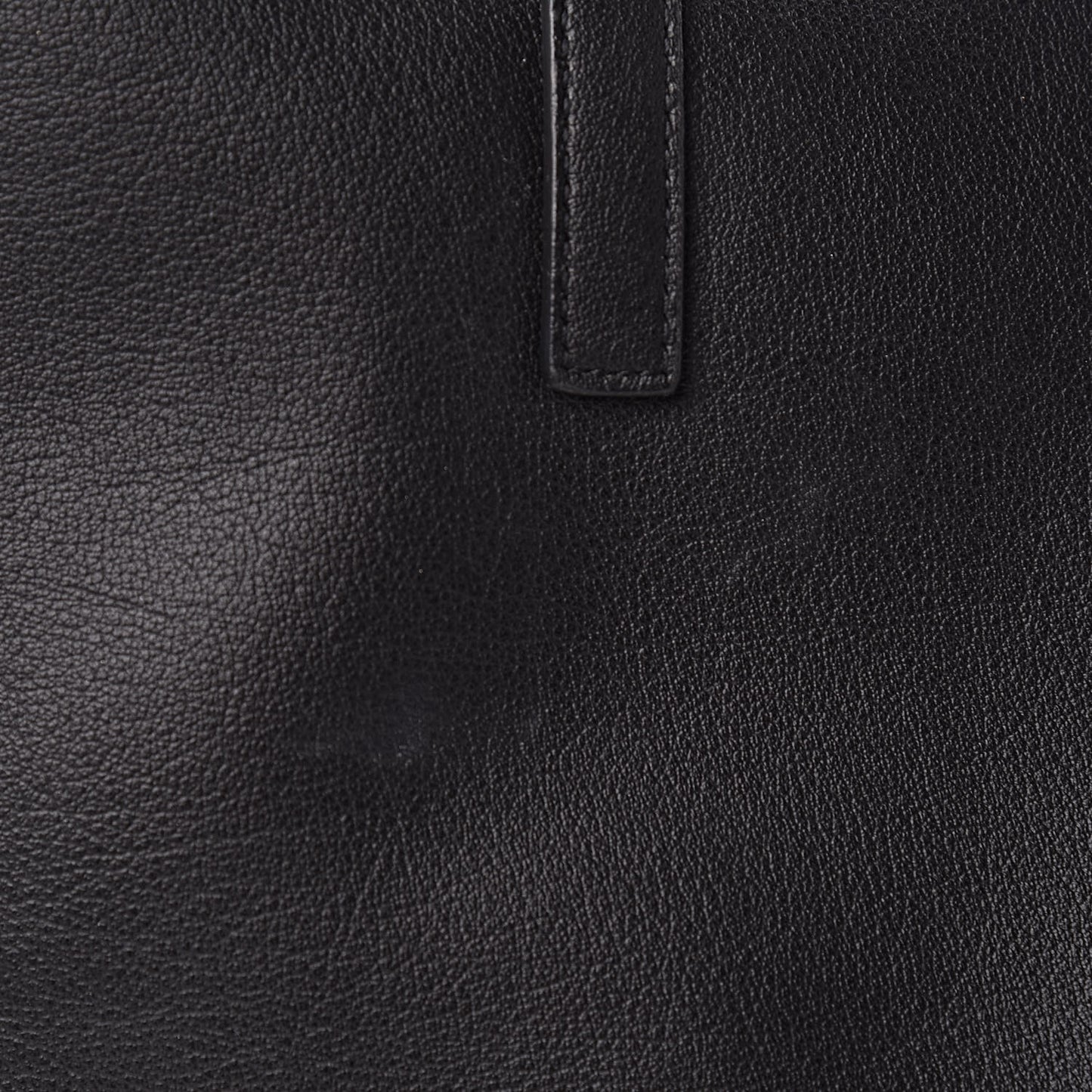 Calfskin Large Shopping Tote Black