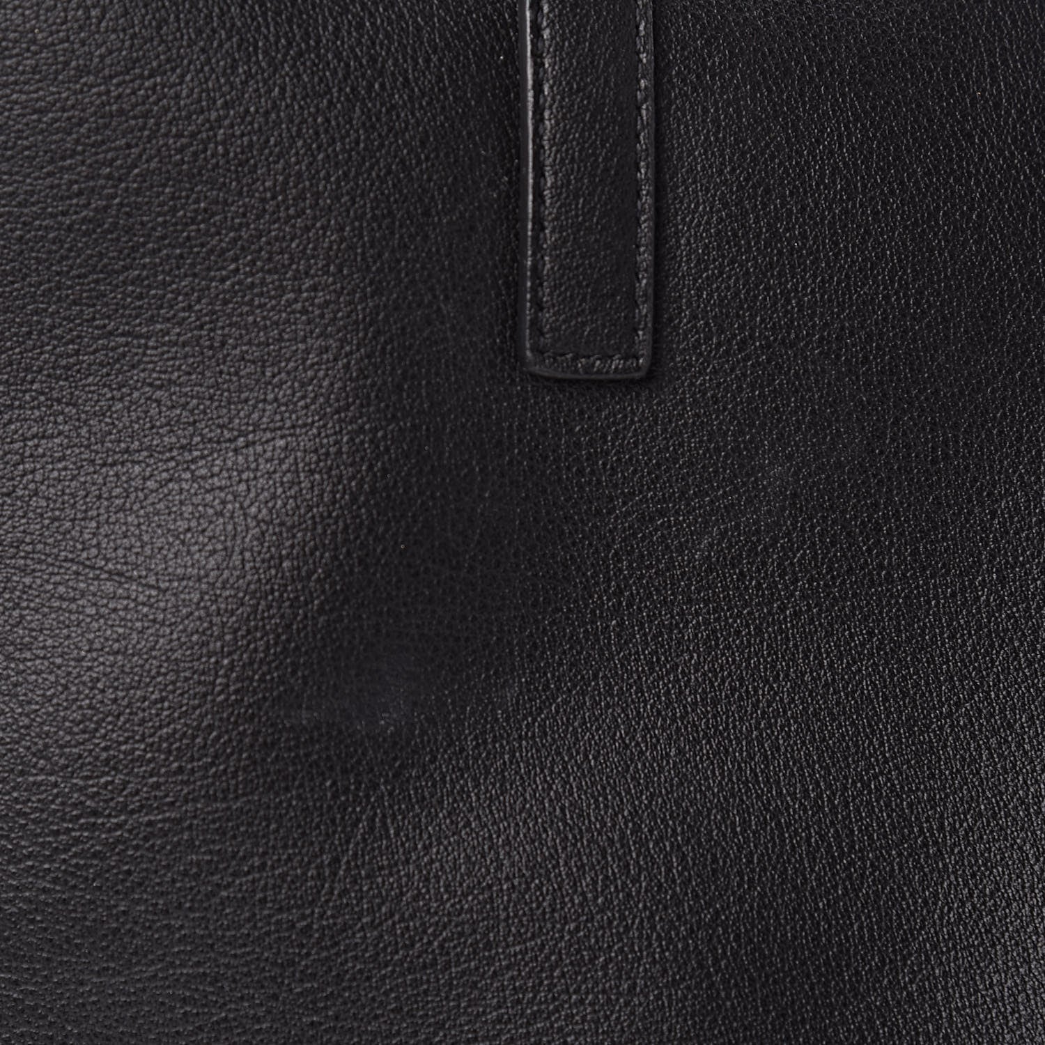 Saint Laurent Calfskin Large Shopping Tote Black 16 of 17