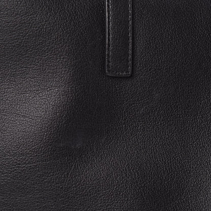 Saint Laurent Calfskin Large Shopping Tote Black 16 of 17
