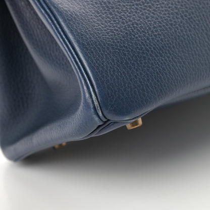 Hermes Ardennes HAC Birkin 32 Bleu Marine 12 of 14