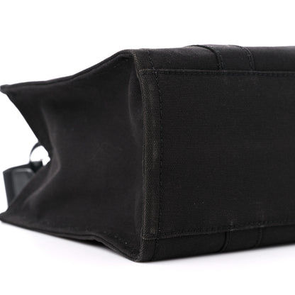 Marc Jacobs Cotton Canvas Medium The Traveler Tote Bag Black 7 of 9