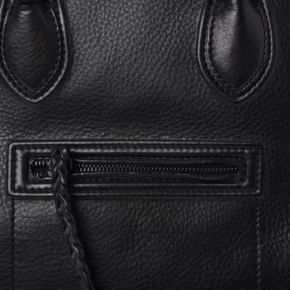 Celine Supple Calfskin Medium Phantom Luggage Black 9 of 20