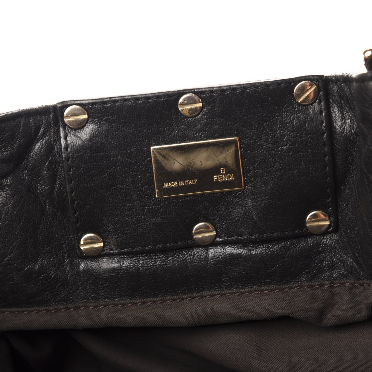 Crinkled Lambskin Mia Tote Black
