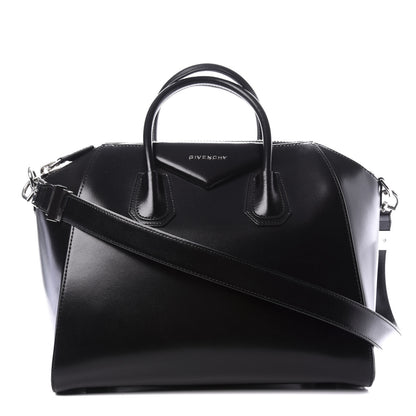 Givenchy Shiny Lord Calfskin Medium Antigona Black 1 of 11