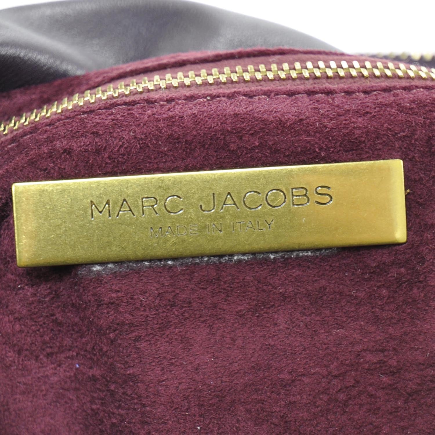Marc Jacobs Leather Quilted Multipocket Hobo Violet 7 of 8