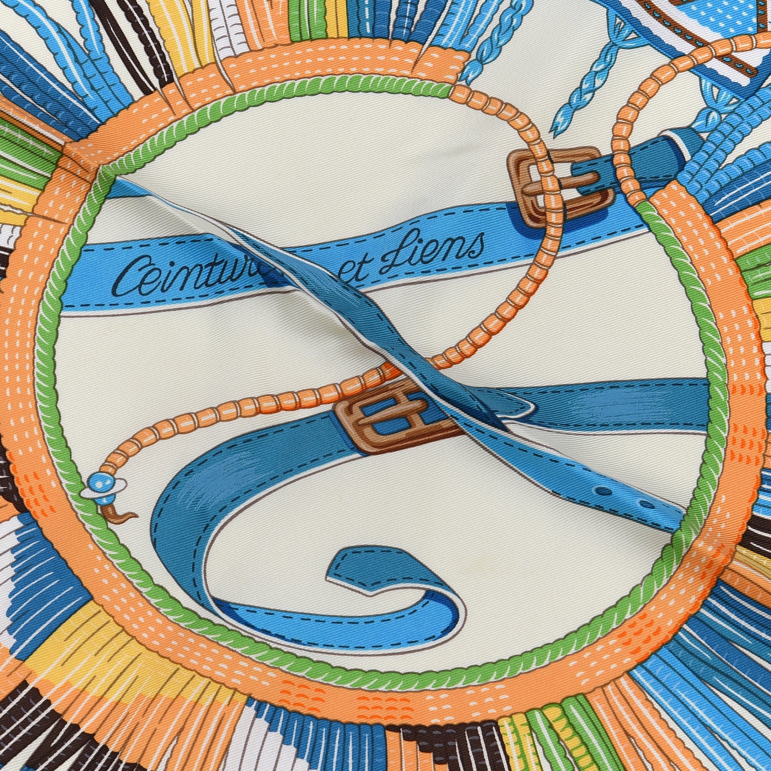 Hermes Silk Ceintures et Liens Scarf 90 3 of 5