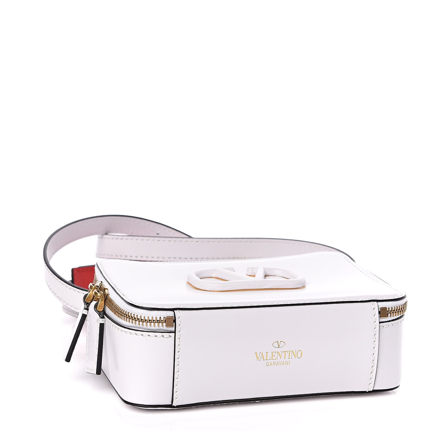 Valentino Garavani Smooth Calfskin VSling Crossbody Bag White 4 of 9