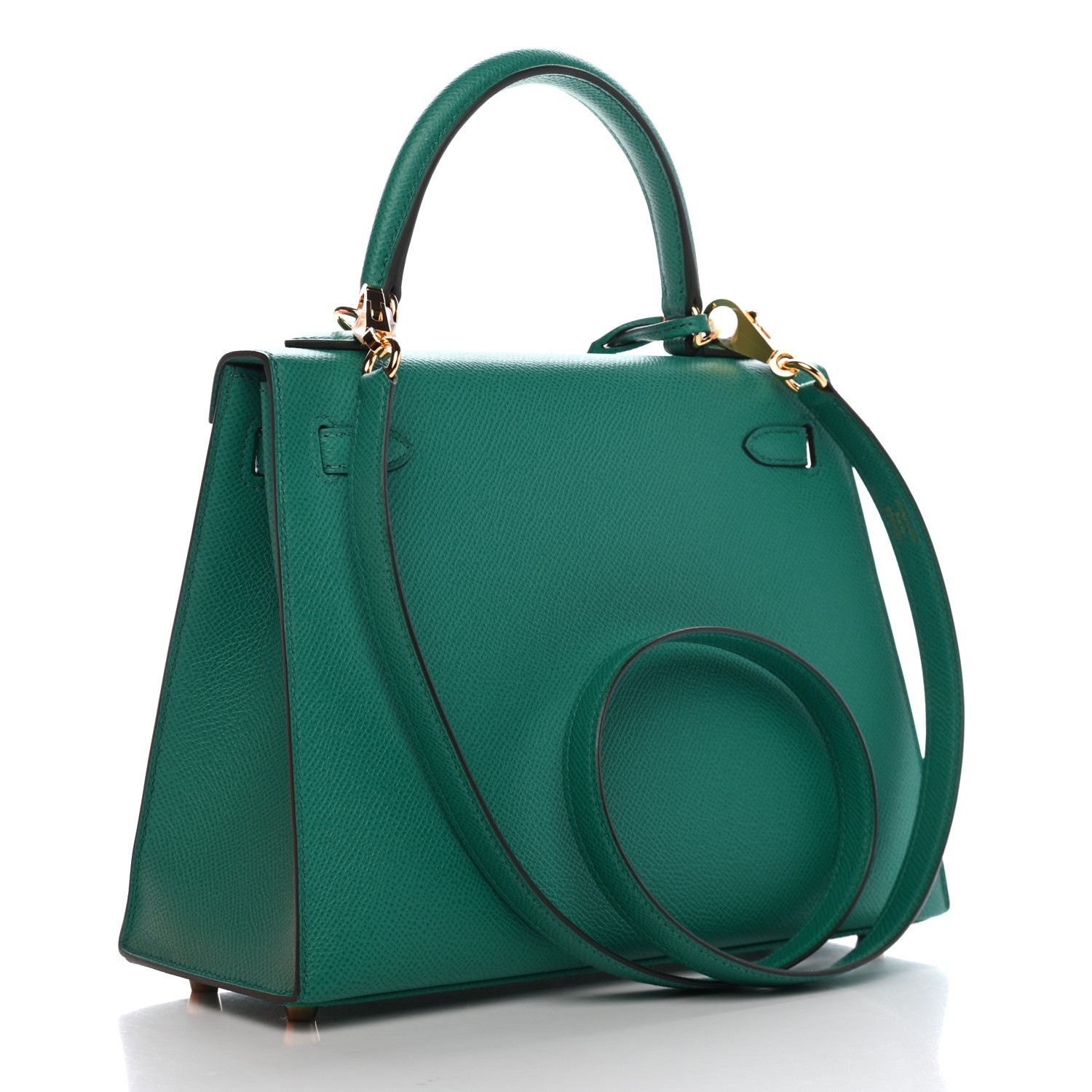 Hermes Epsom Kelly Sellier 25 Vert Jade 3 of 10