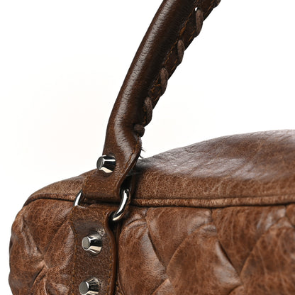 Balenciaga Chevre Quilted Matelasse MM Sienna 11 of 17