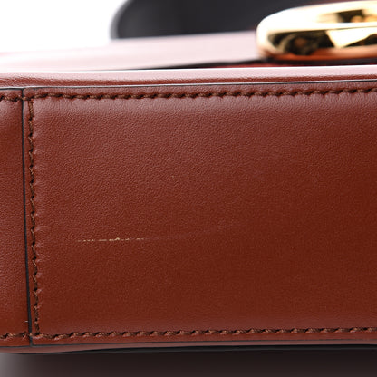 Chloe Calfskin Small C Double Carry Sepia Brown 8 of 9