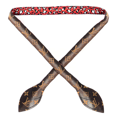 Louis Vuitton Silk Monogram Vuittamins Bandeau 3D Marron 1 of 3