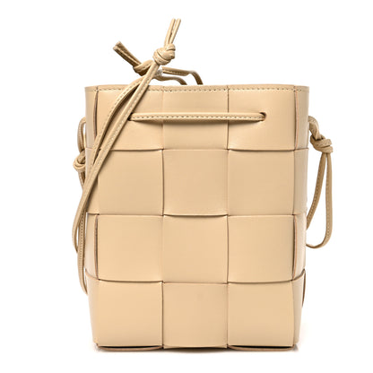 Bottega Veneta Nappa Maxi Intrecciato Cassette Bucket Bag Almond 1 of 8