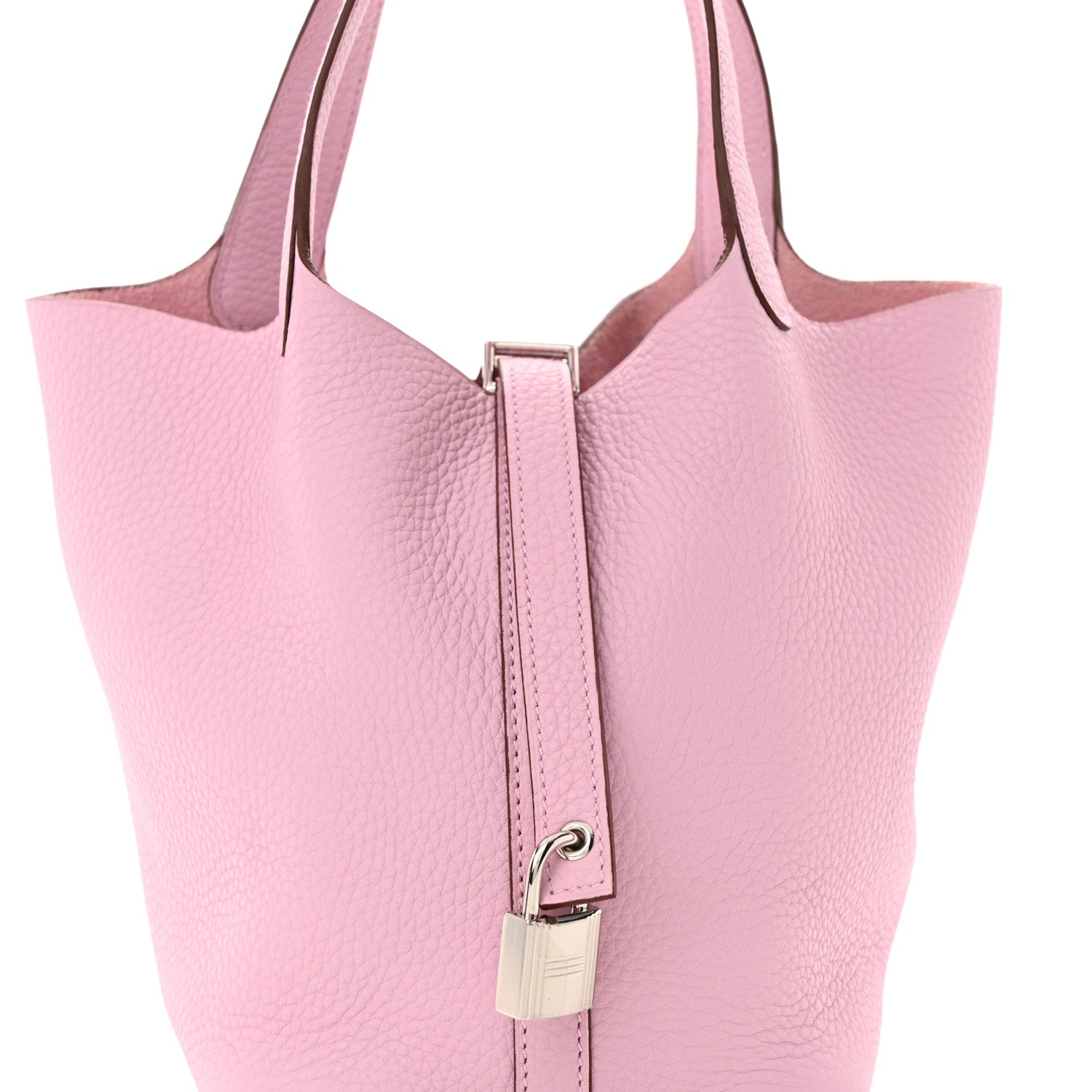 Hermes Taurillon Clemence Picotin Lock 18 PM Mauve Sylvestre 8 of 11