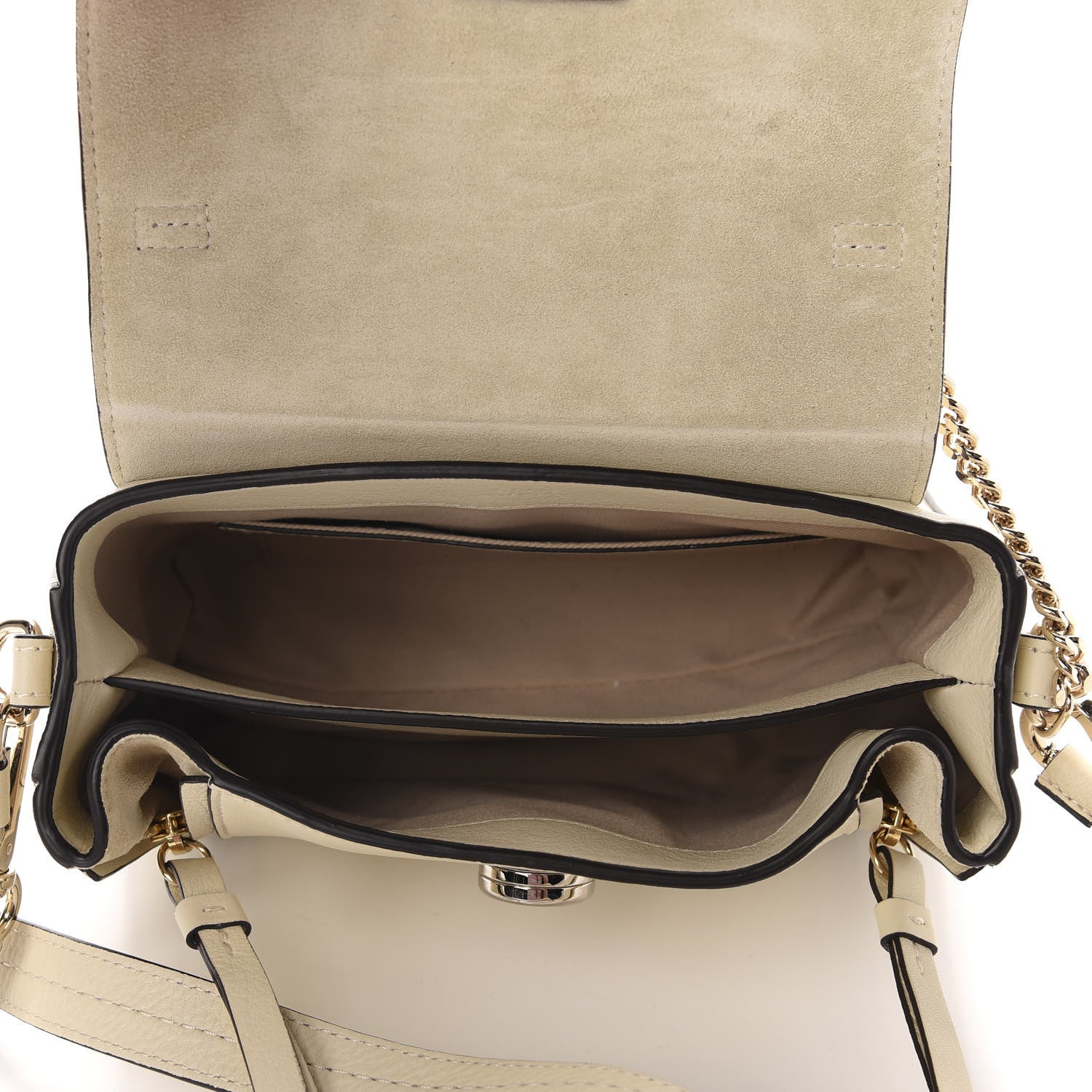 Chloe Calfskin Mini Faye Day Shoulder Bag Off White 6 of 11