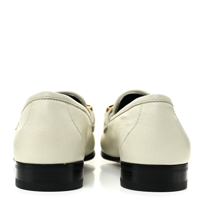 Gucci Calfskin Womens Chain Loafers 38.5 White 4 of 11