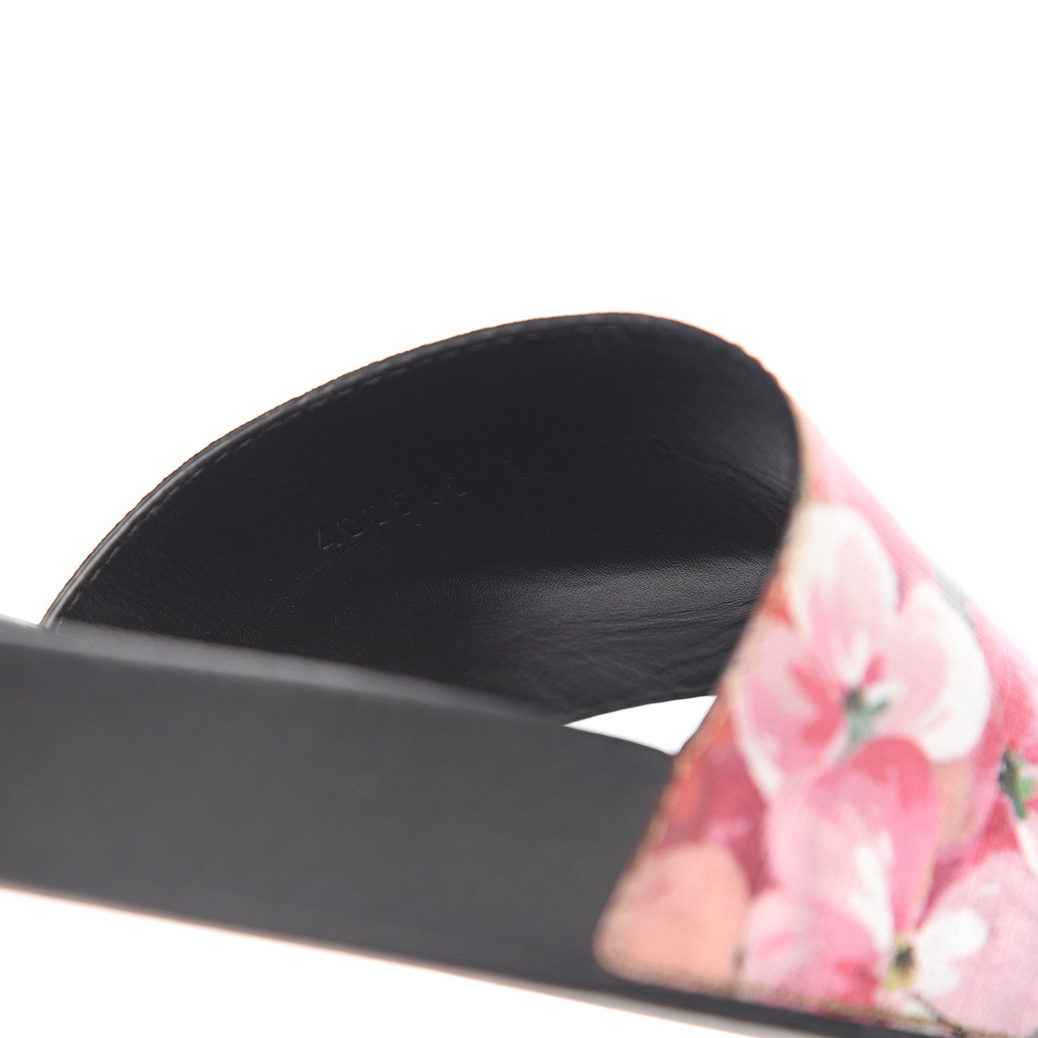 Gucci GG Supreme Monogram Blooms Slide Sandals 37 Beige Multicolor 7 of 8
