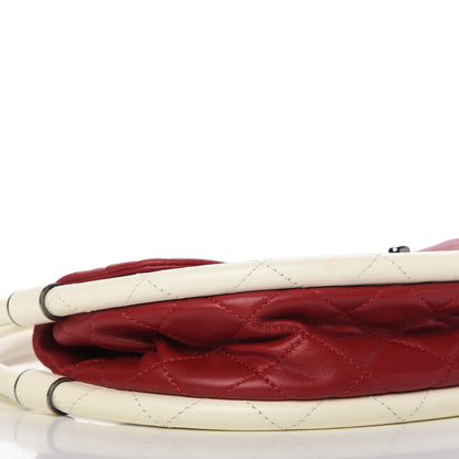 Chanel Lambskin Quilted Small Hula Hoop Flap Red 6 of 10