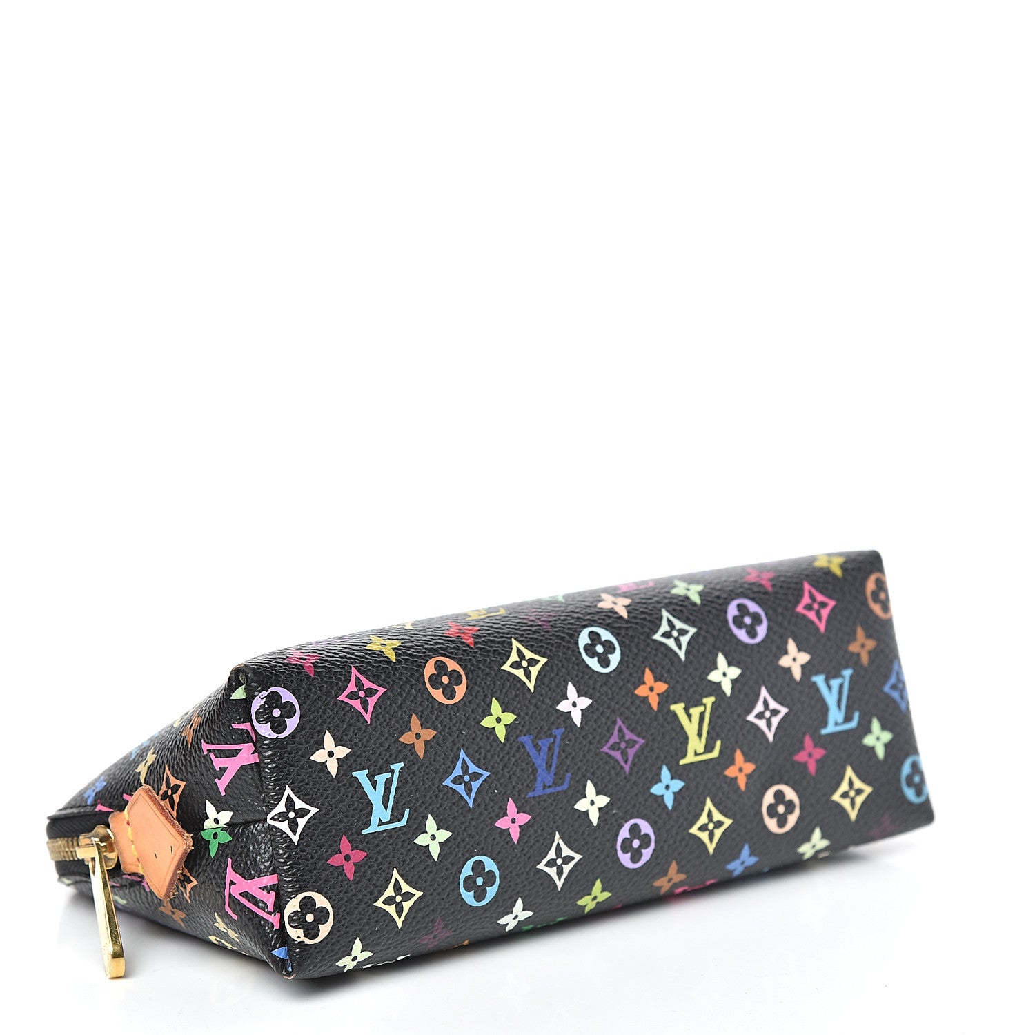 Louis Vuitton Monogram Multicolor Cosmetic Pouch Black Grenade 4 of 8