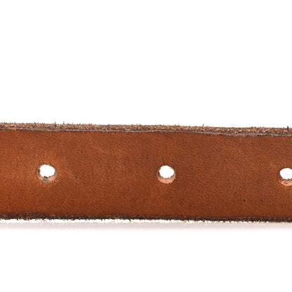 Gucci Faded Calfskin Double G 20mm Belt 80 32 Cuir 3 of 5
