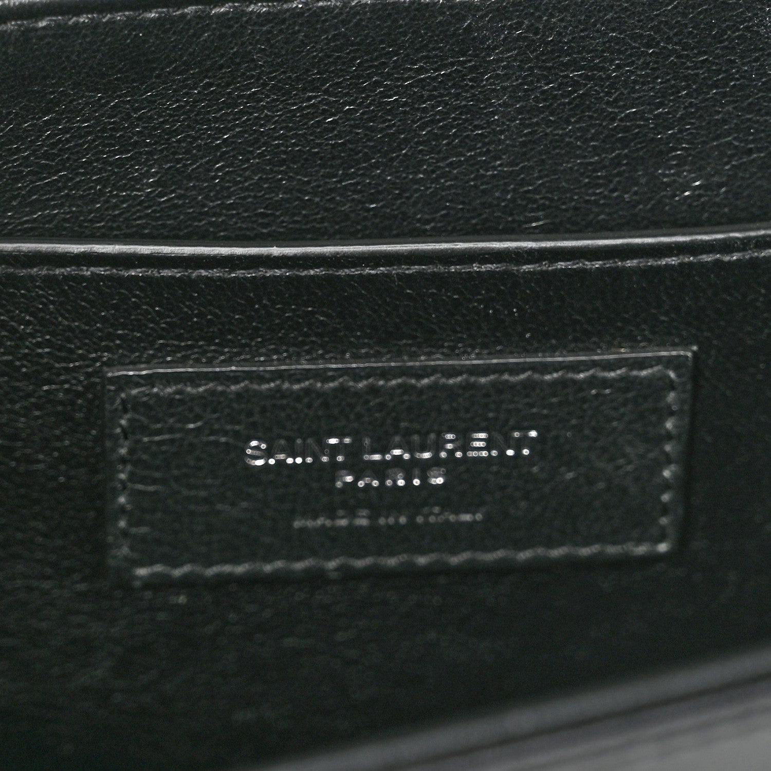Saint Laurent Box Calfskin Monogram Medium Solferino Satchel Black 7 of 10