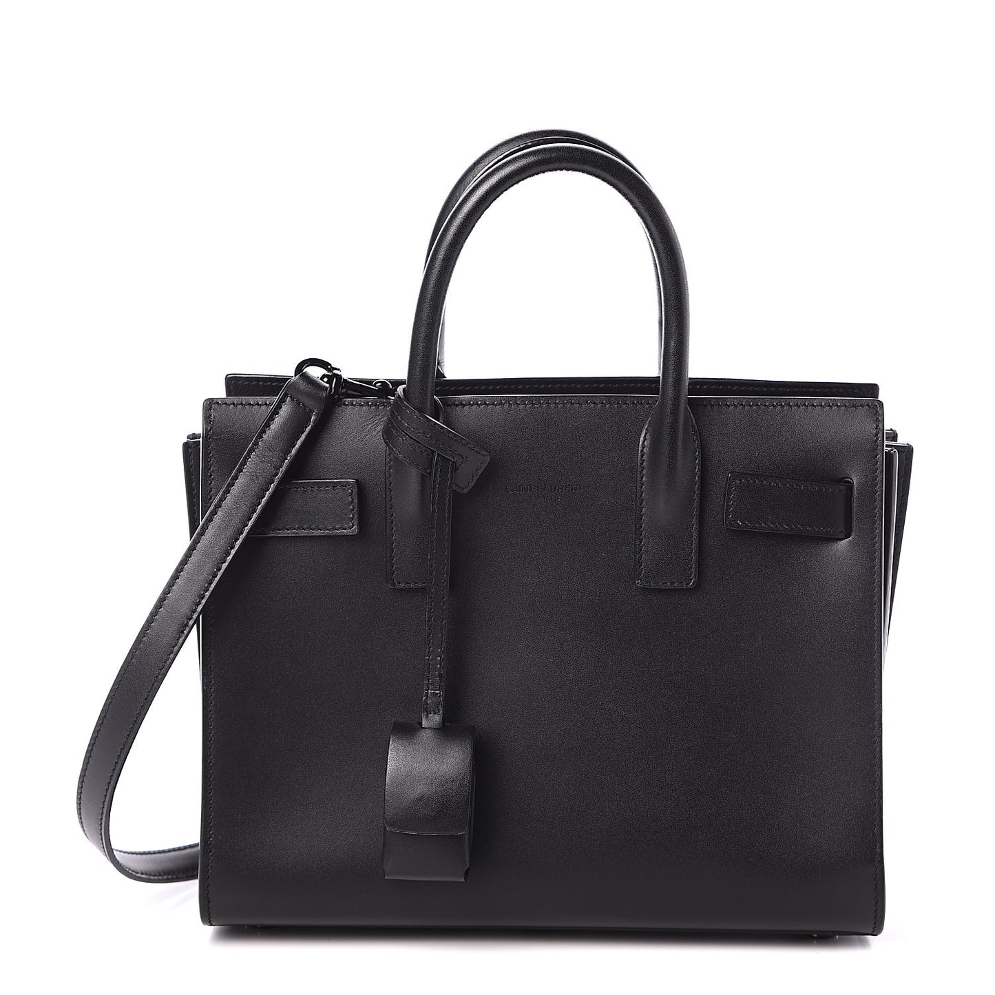 Calfskin Nano Sac De Jour Black