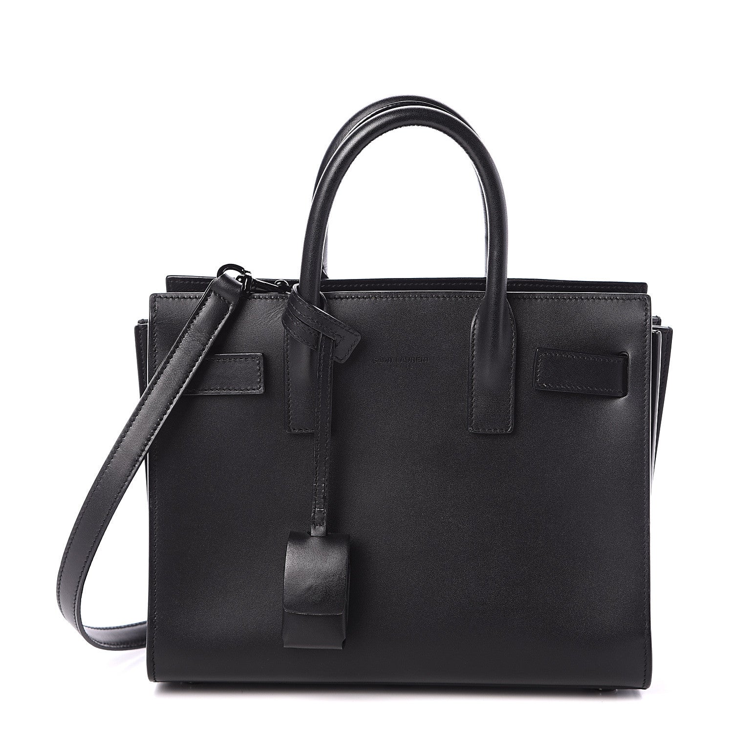 Saint Laurent Calfskin Nano Sac De Jour Black 1 of 8