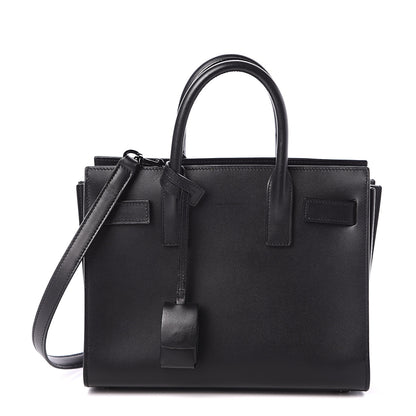 Saint Laurent Calfskin Nano Sac De Jour Black 1 of 8