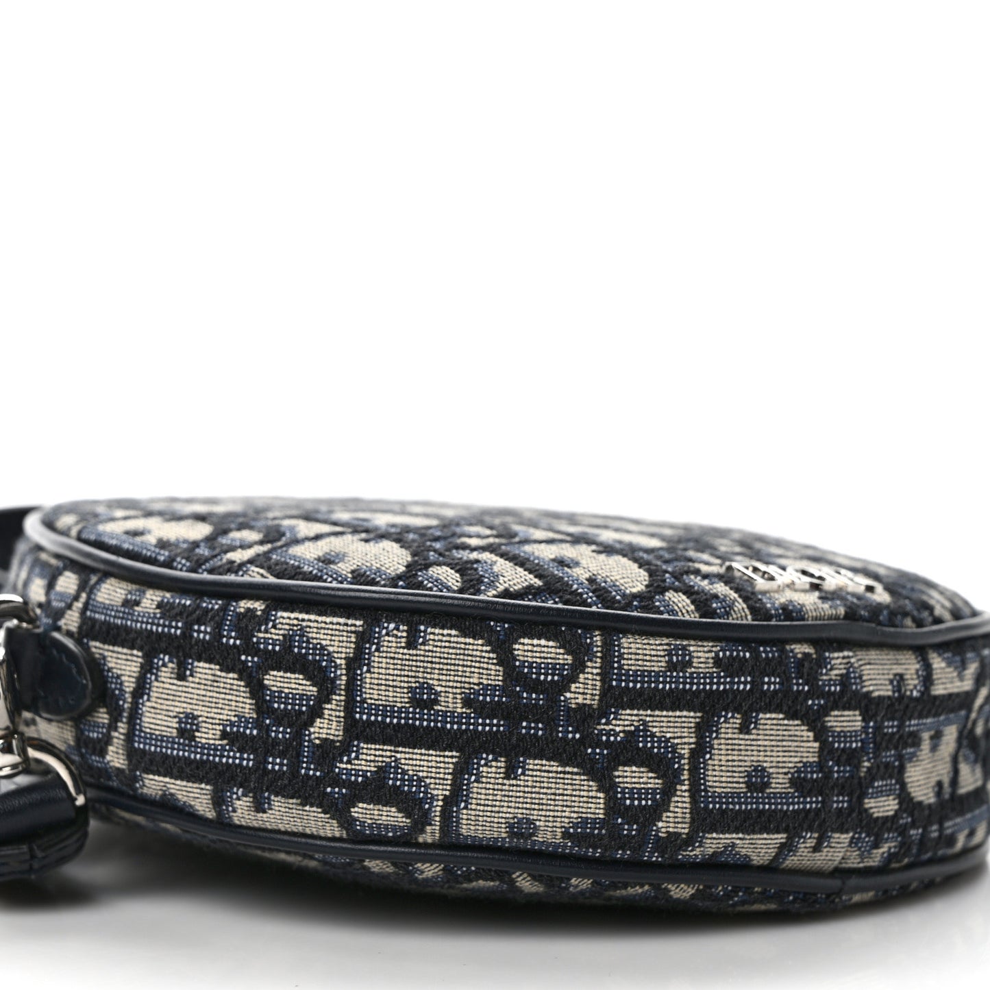 Oblique Jacquard Baby Ball Cross Body Bag Blue
