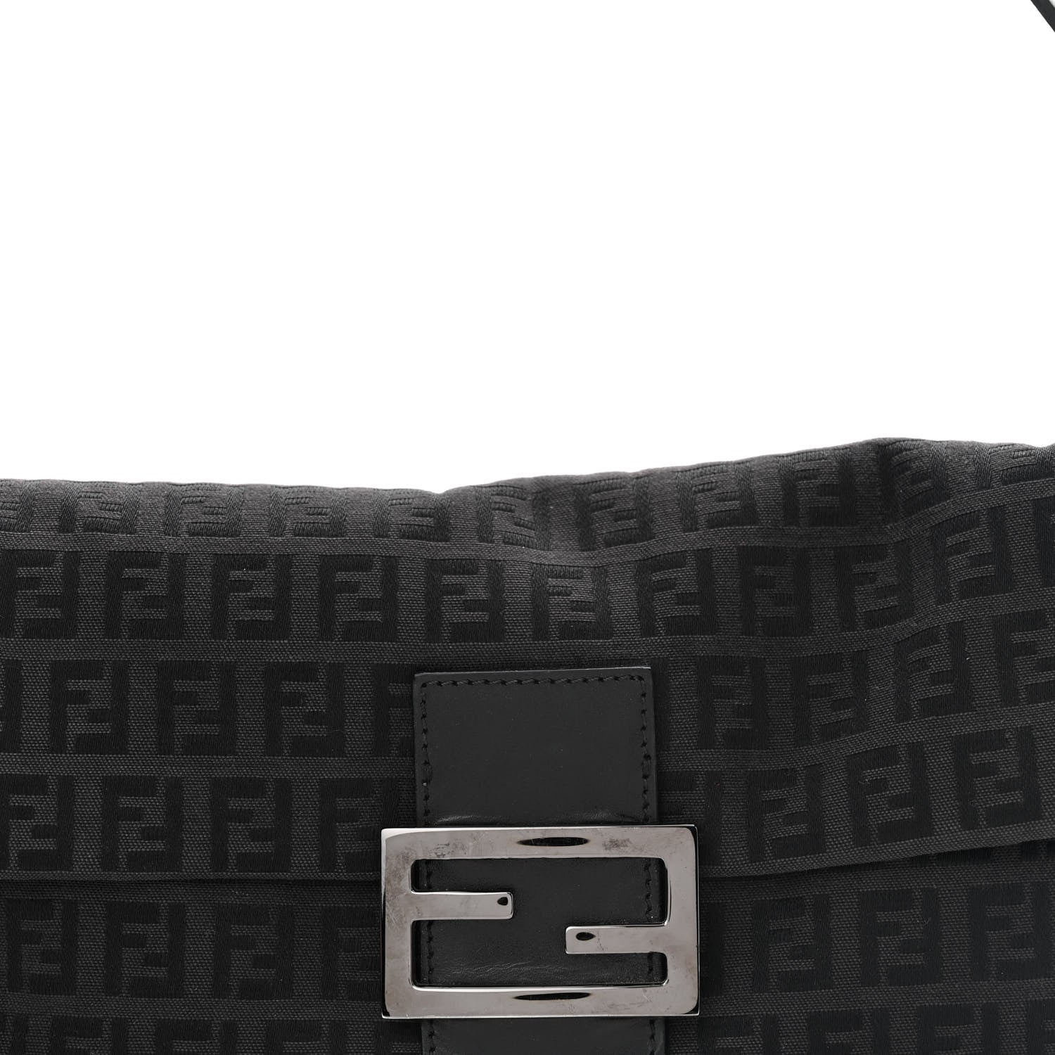 Fendi Zucchino Baguette Black 7 of 11