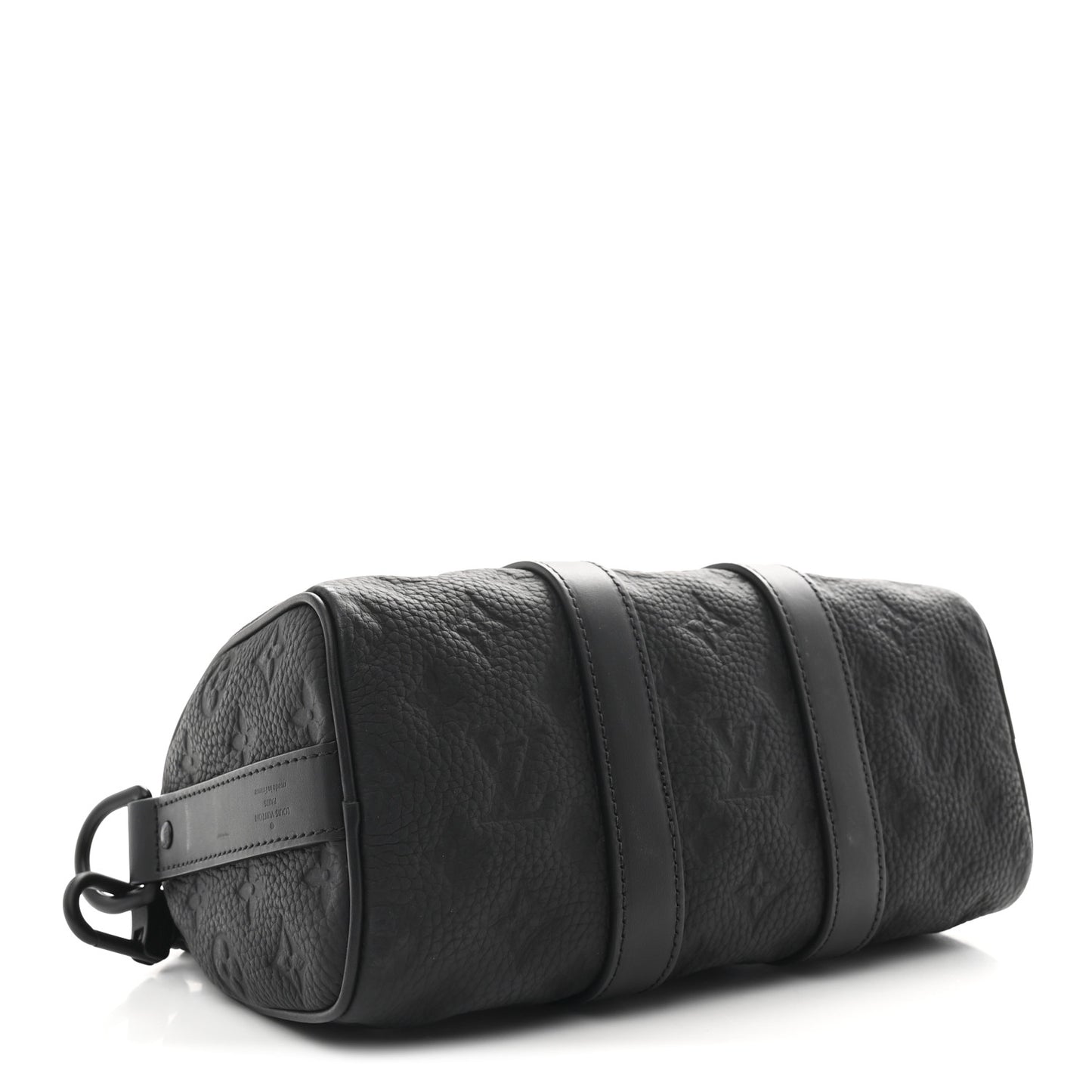 Monogram Taurillon Keepall Bandouliere 25 Black Black