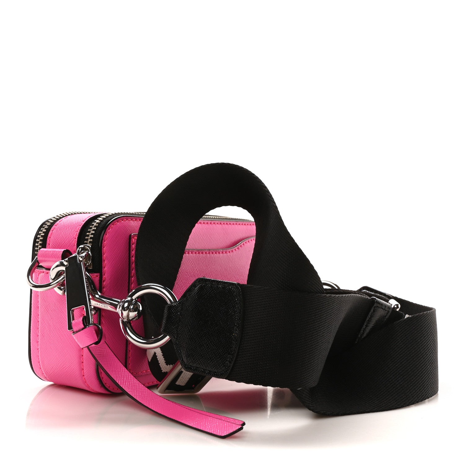 Marc Jacobs Saffiano Small Snapshot Camera Bag Bright Pink 3 of 10