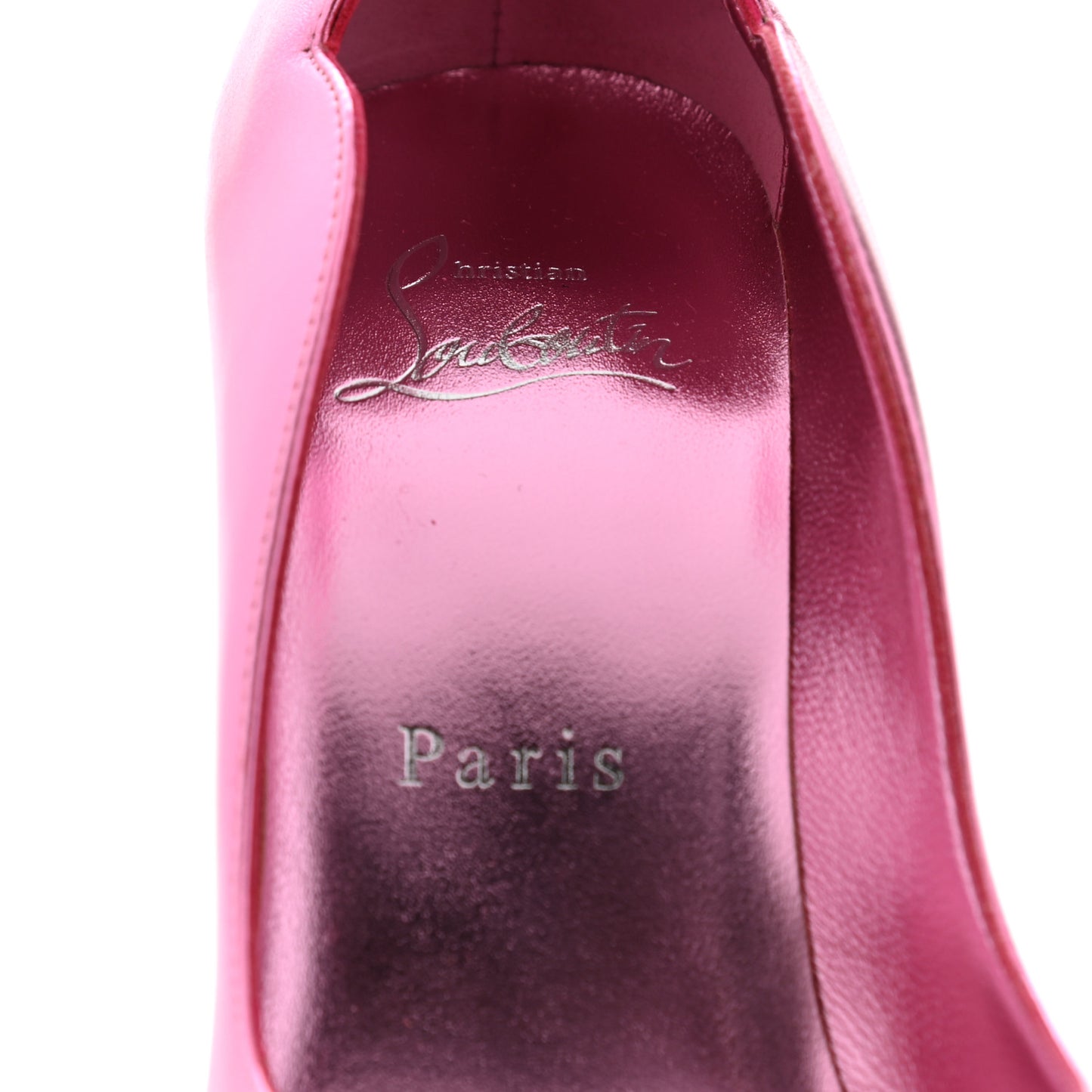 Metallic Patent Hot Chick 100 Pumps 35 Pink