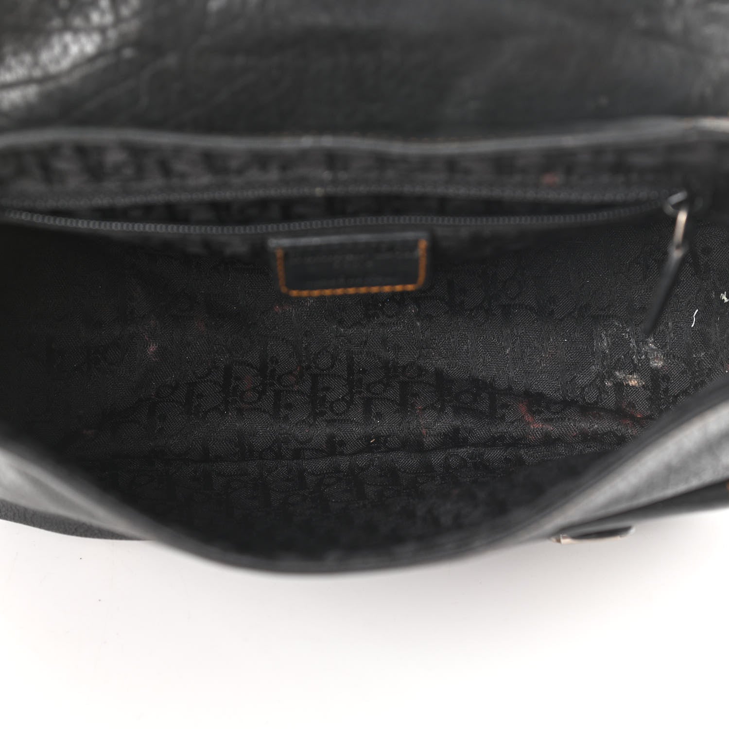 Christian Dior Calfskin Mini Gaucho Crossbody Bag Black 5 of 19
