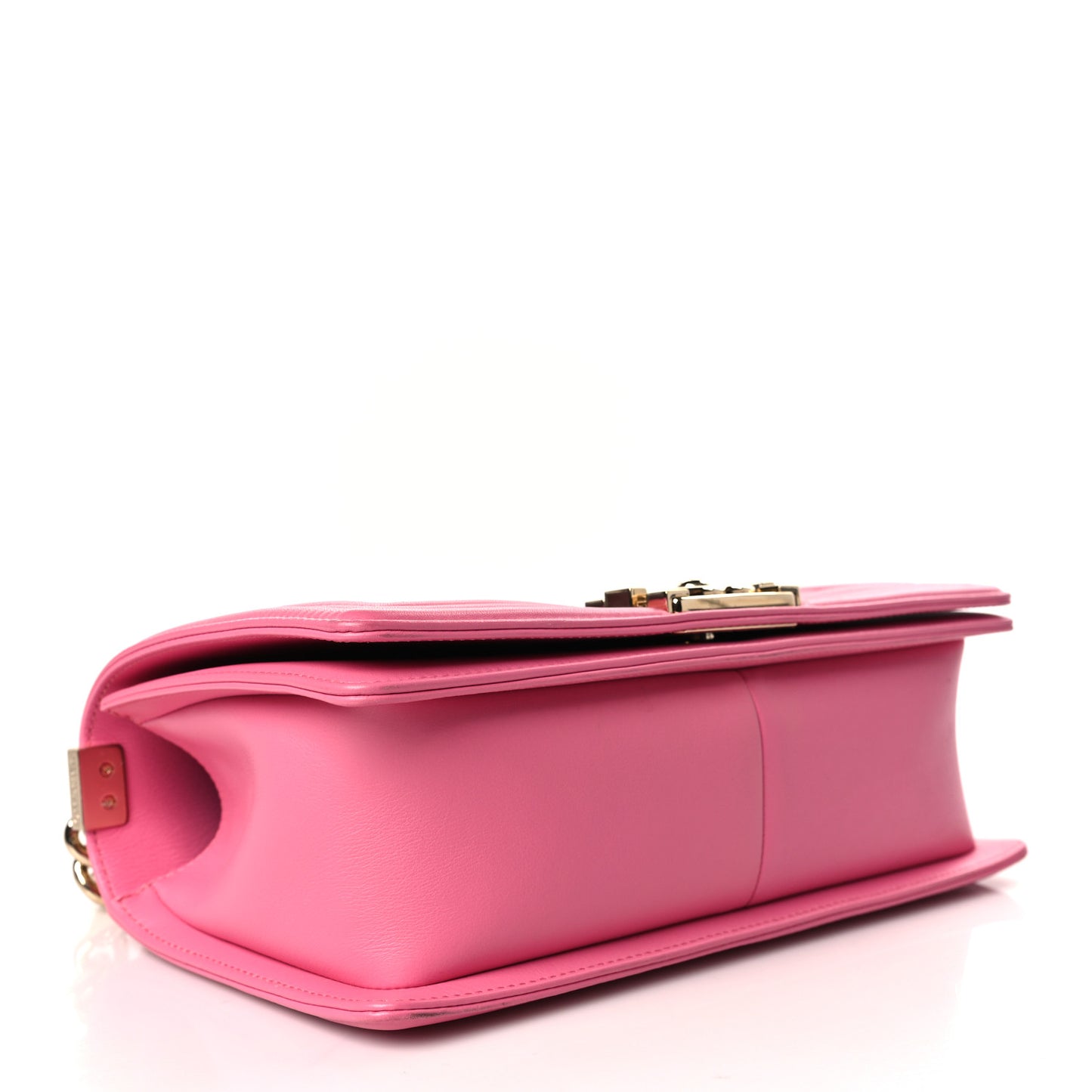 Calfskin Quilted Medium Boy Flap Pink