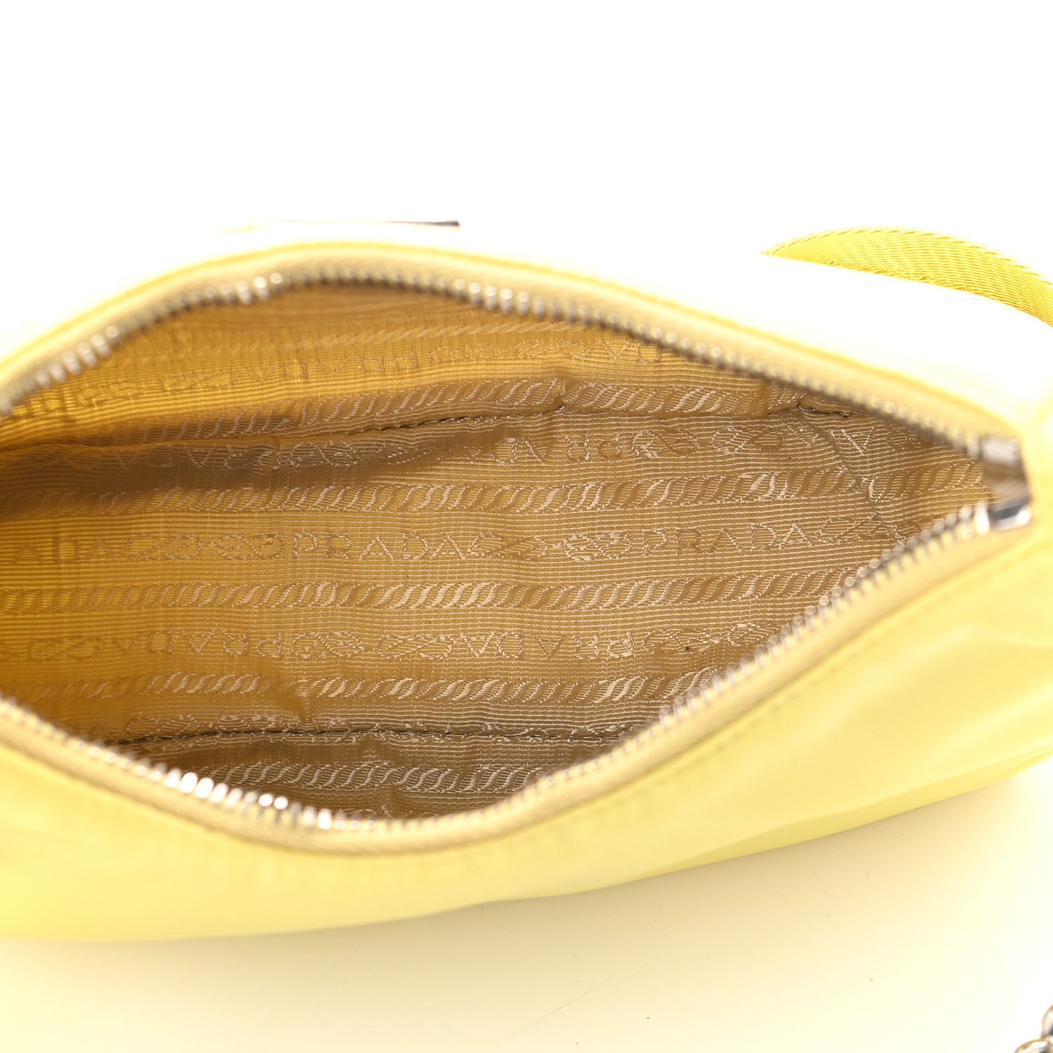 Prada Nylon Saffiano Re-Edition 2005 Shoulder Bag Ananas 5 of 10