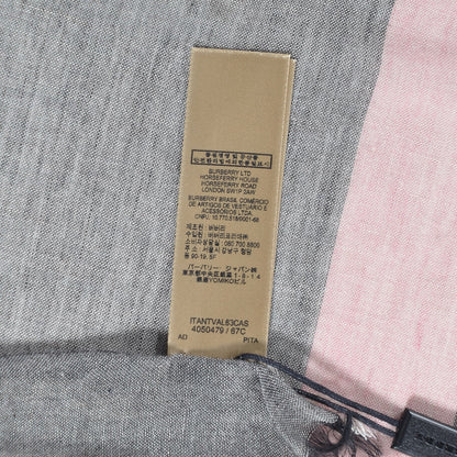 Burberry Modal Wool Giant Check Scarf Dark Trench 6 of 6